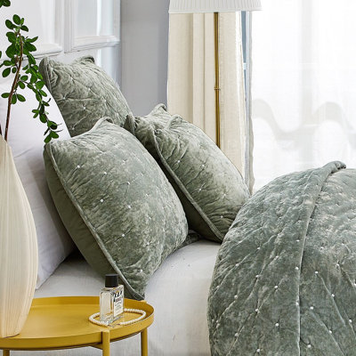 Polyester Polka Dots Sham Set