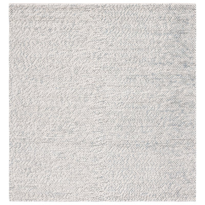 Almus Geometric Handmade Hand-Loomed Grey / Ivory Area Rug