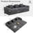 3-seater Boneless Convertible Folding Sofa Bed With Storage Pocket & Modular Design-252026209