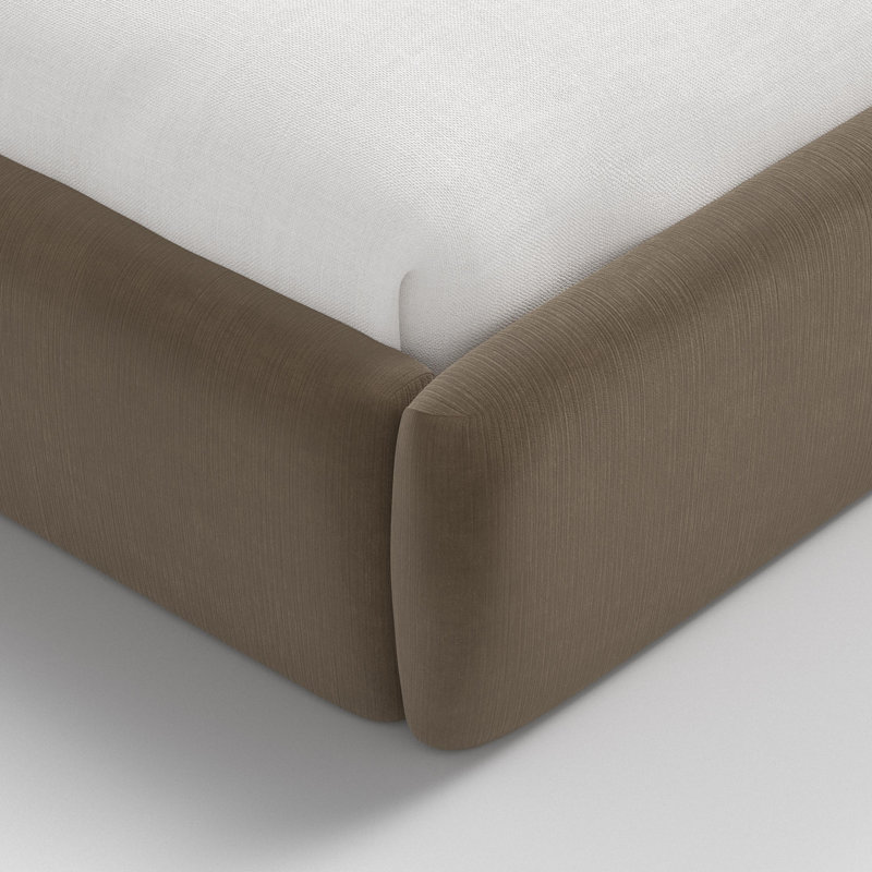 Perigold Upholstered Bed, Queen, Brown