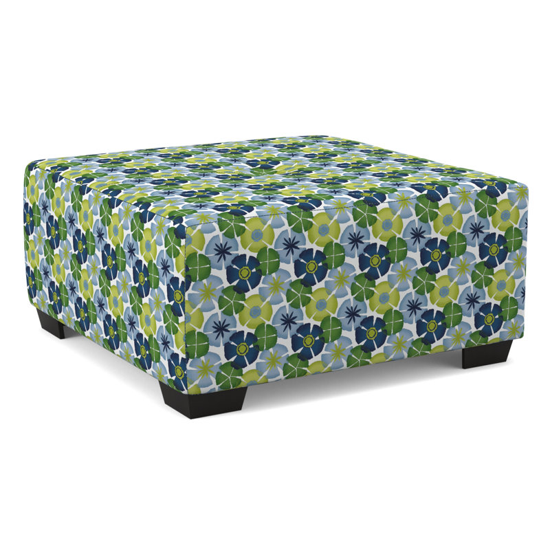 Repose-pieds carré large de 35 po Camden, Feuilles de pétale pures