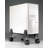 11'' H x 7'' W CPU Holder with Wheels