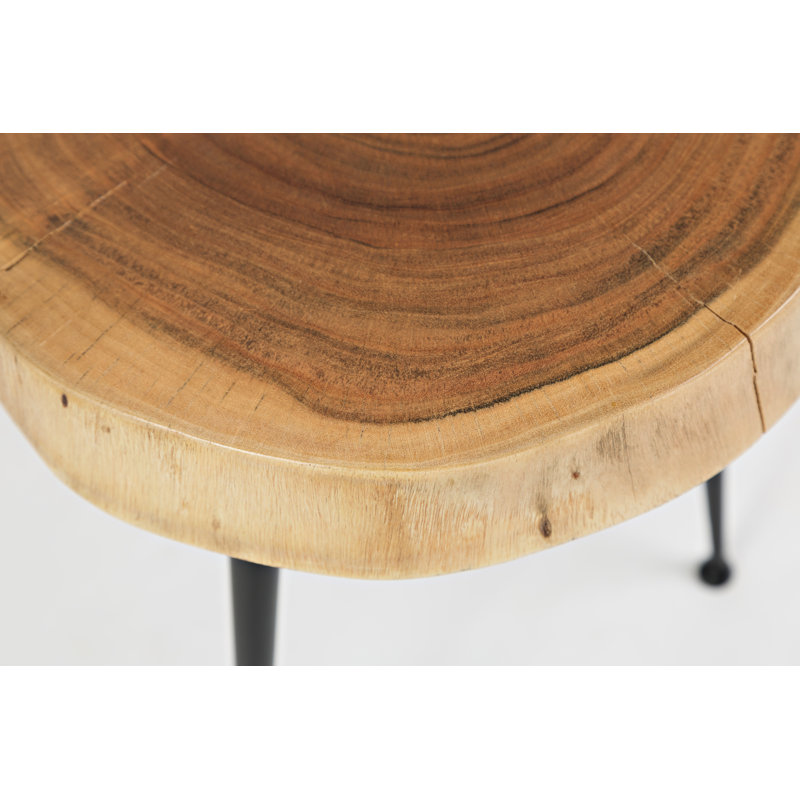 Brieta Solid Wood Top Nesting Tables