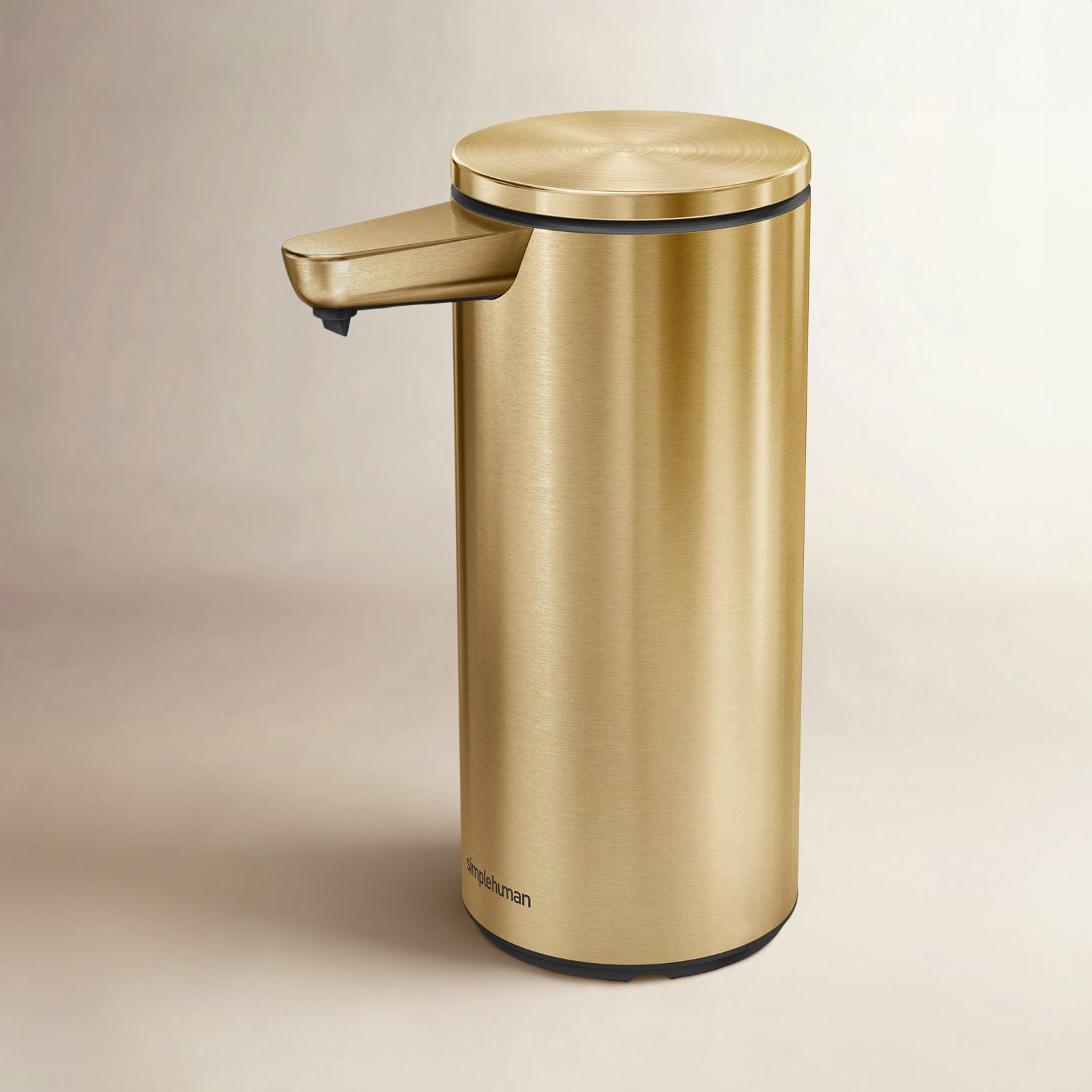 Simplehuman Rechargeable Sensor Soap Dispenser, Brass