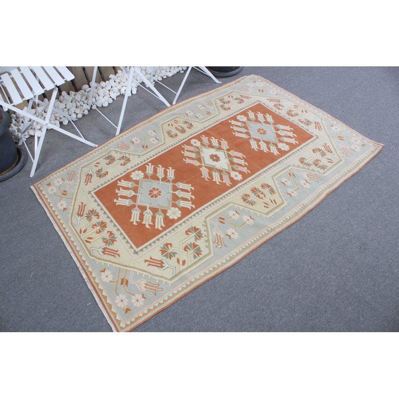Tapis rétro vintage rouge Anatolian pour la cuisine et les dortoirs