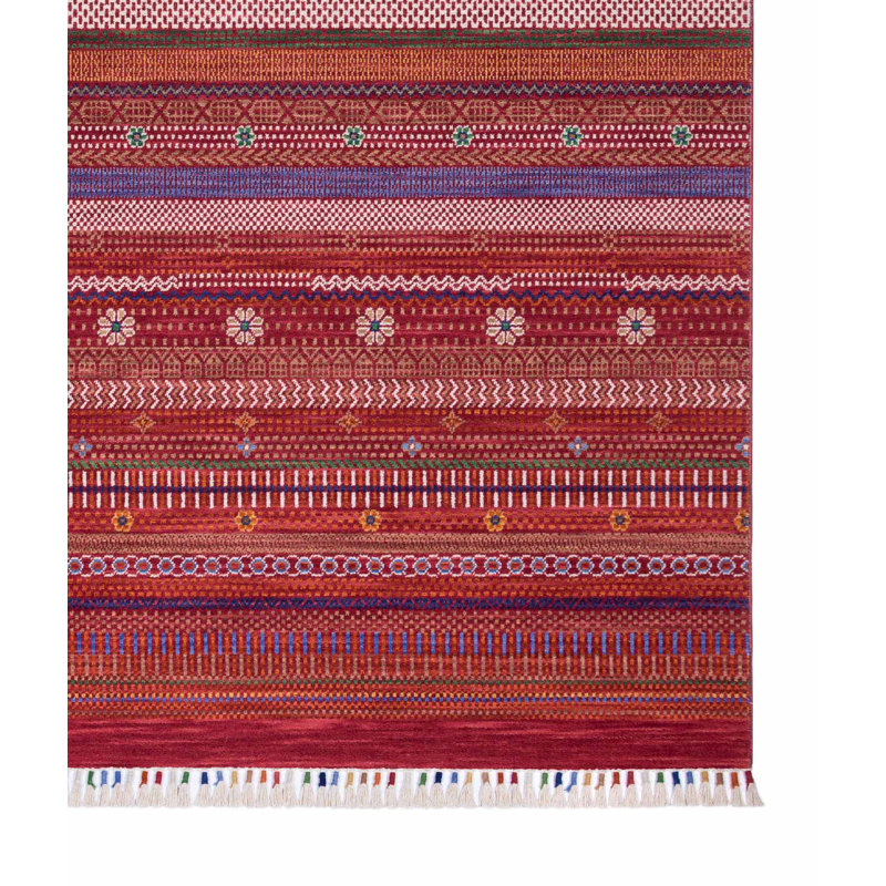 Leila Gordes Area Rug, Rectangle 5'5" x 8'1"
