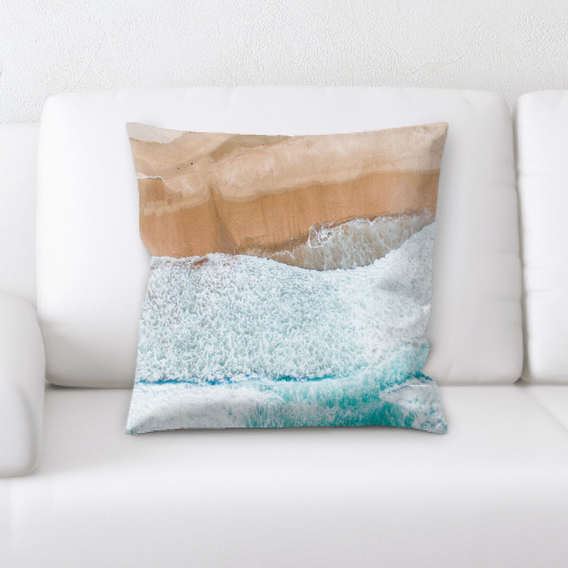 Microsuede Reversible Throw Pillow