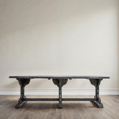 Virginia Reclaimed Pine Wood Table with Trussel