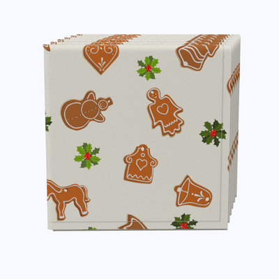 Eliezar 100% Cotton Abstract Square Napkin
