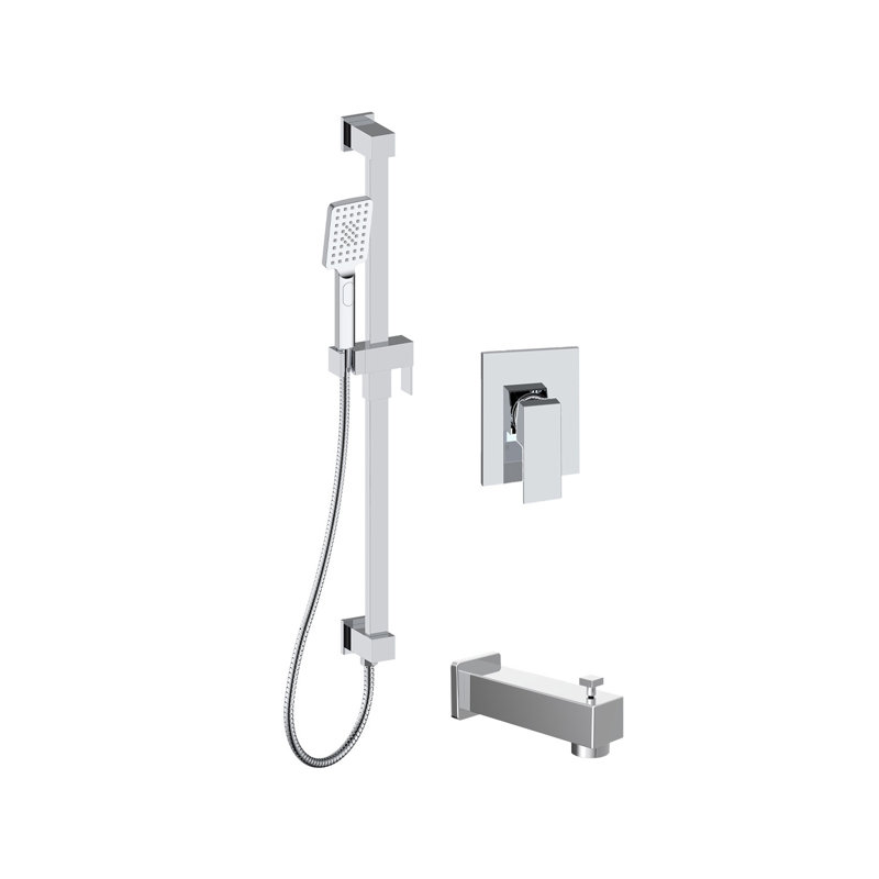 Ensemble de robinet de baignoire et douche Venero, Chrome