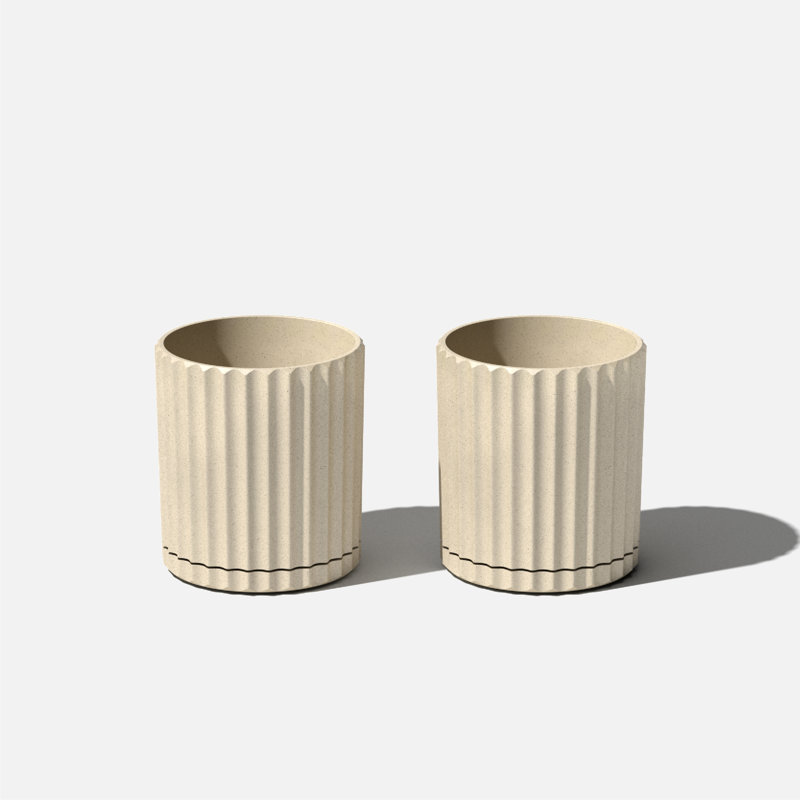 Veradek Demi Series 6" Planter, Sand, 1