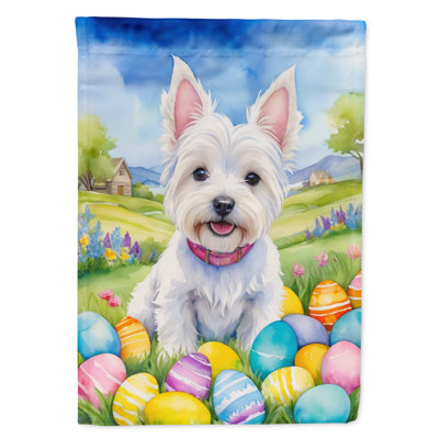 Easter Egg Hunt Double Sided 40'' H x 28'' W Polyester Easter House Flag
