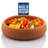 Crystalia Handmade Clay Pot for Cooking – Large Unglazed Terracotta Cazuela Pan, Traditional Earthenware Bowl for Baking, Serving & Oven Use