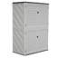 Armoire extérieure, armoire de rangement pour garage, rangement pour équipement de jardin en résine antirouille