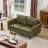Bobur Faux Leather Living Room Loveseat Sofa-87210654