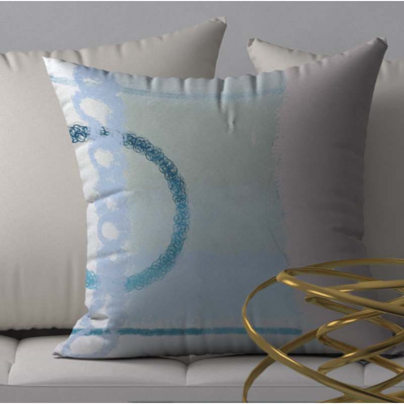 Housse de coussin décorative carrée à rebond important, 18 po x 18 po