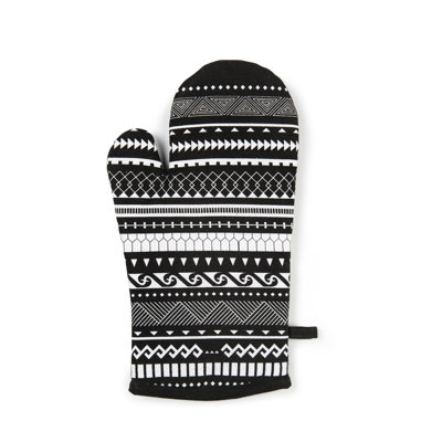 Excelsa Etnico Striped Cotton Oven Mitt