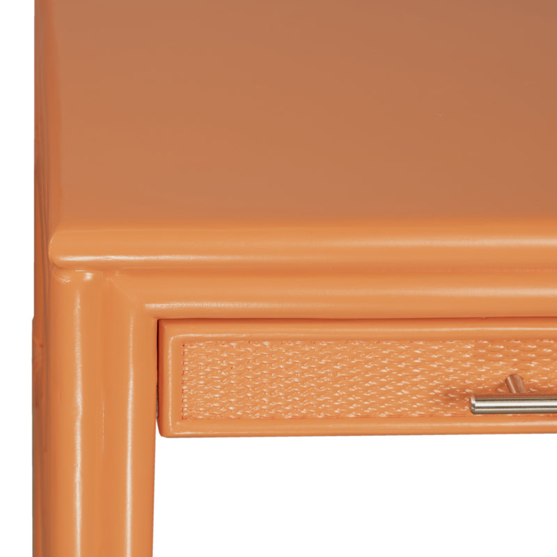 Colony Writing Desk, Citrus Orange