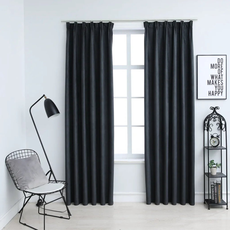 Brandon-Leigh Blackout Curtain Pair, 140 x 225cm