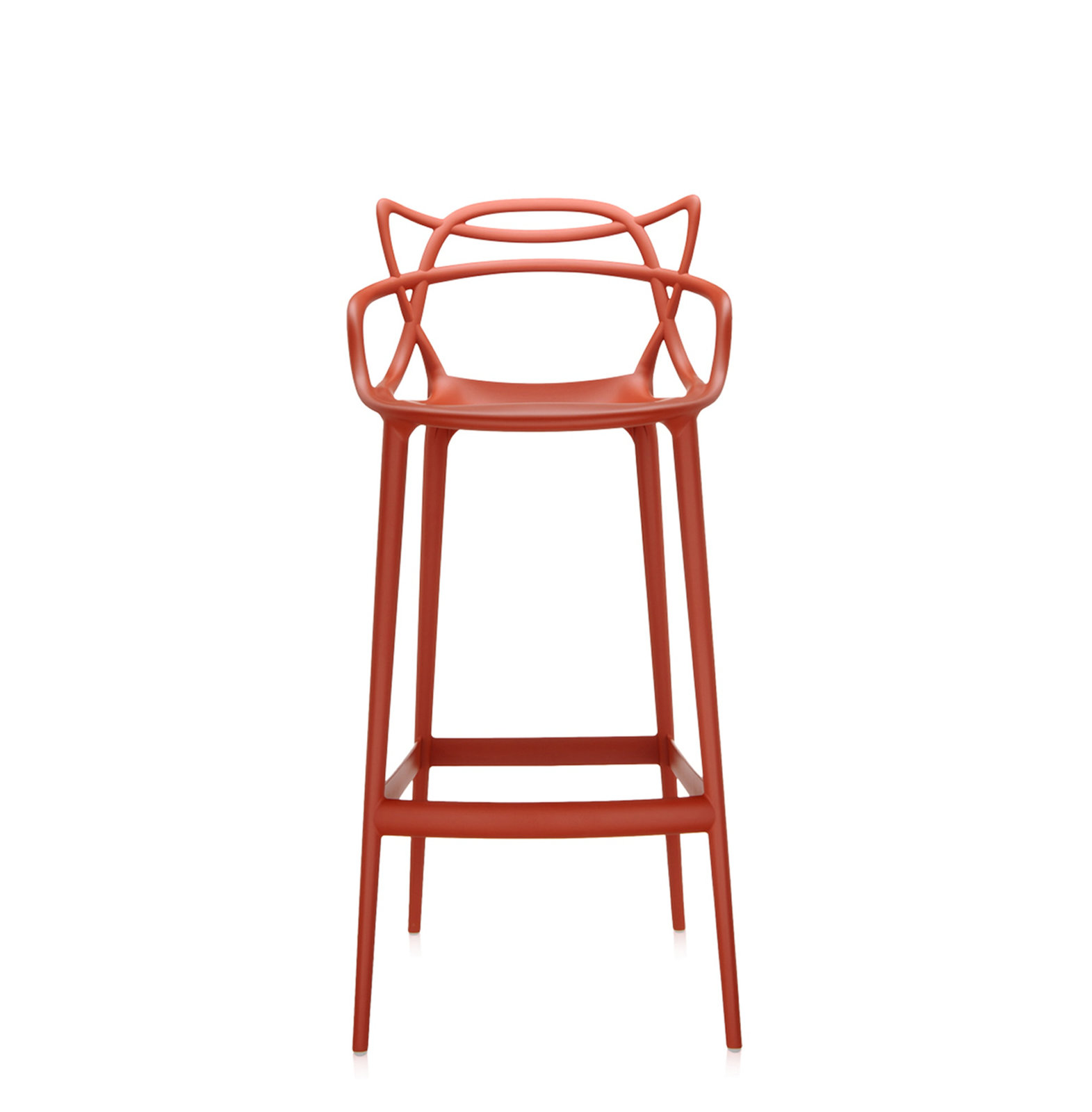 Masters Outdoor Bar Stool, Rust Orange, Bar