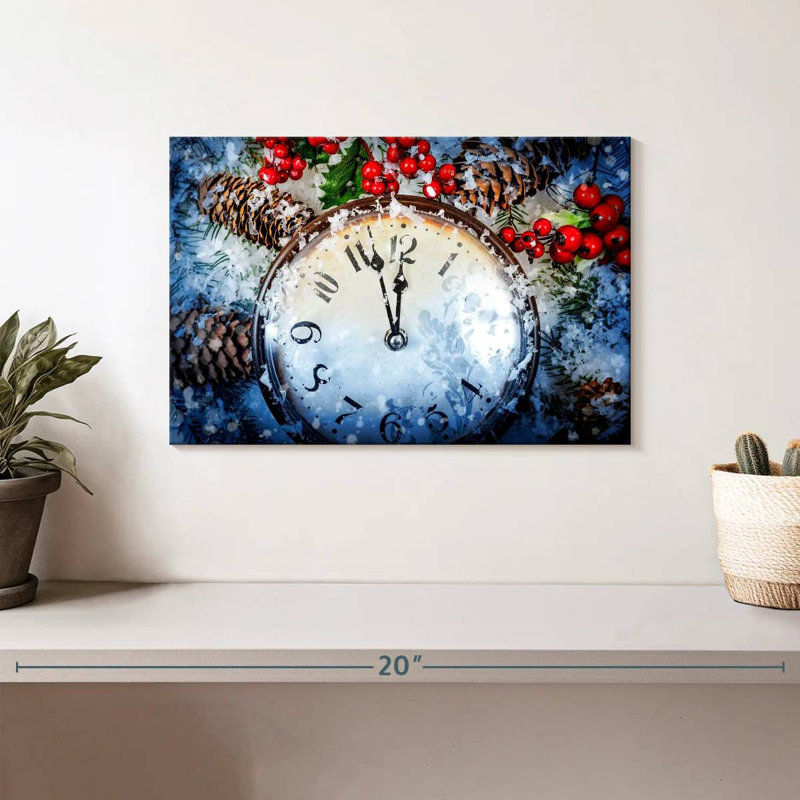 Minutes jusqu'à Noël, H 8 po x l 12 po