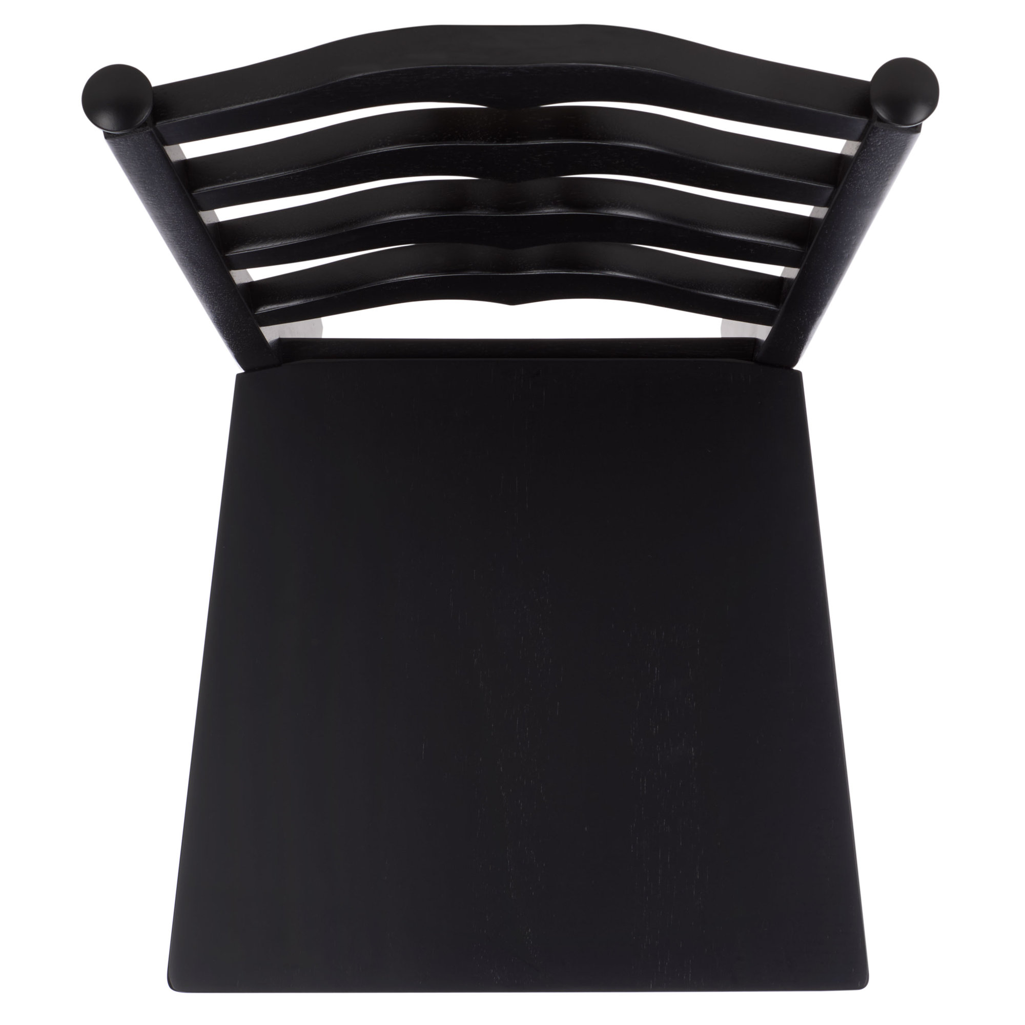 Tavin Ladder Back Side Chair, Black