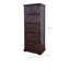 Armoire de véranda simple rétro en bois massif