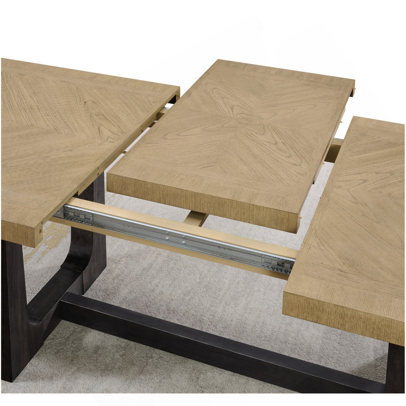 Caramel And Cocoa Trestle Dining Table
