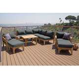 Monterey Outdoor 10 - Piece Teak Conversation Set