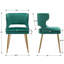Fauteuil à oreilles en velours khanya-449638259
