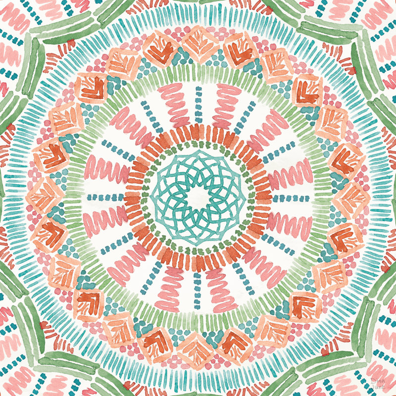 Macrame Meander VI by Dina June - Wrapped Canvas Painting, 51cm H x 51cm W x 3.8cm D
