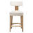 Upholstered 27.7'' Counter Stools With Curved Back And Solid Wood Frame-1523050282