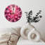 Horloge sur cristaux roses