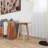 Kella Solid Wood End Table-1351935593