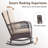 3 Pcs Patio Rocker Set Outdoor Wicker Rocking Chairs With Double-layer Coffee Table-1962358613