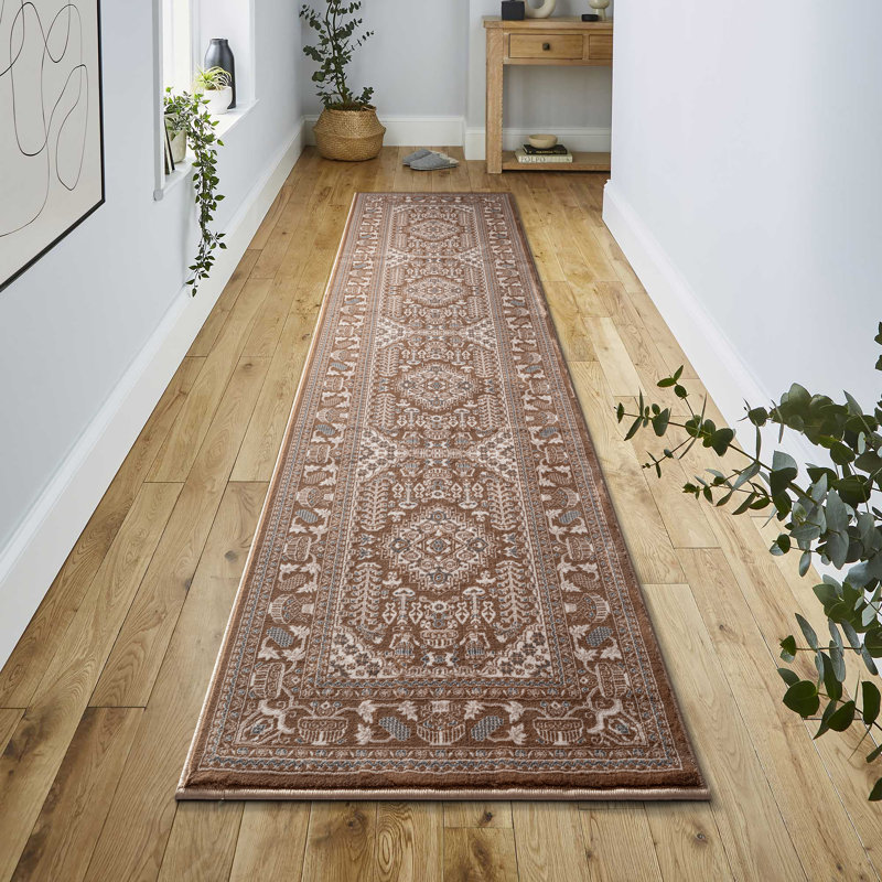 Eden Floral Indoor / Outdoor Area Rug, Rectangle 60 x 220 cm