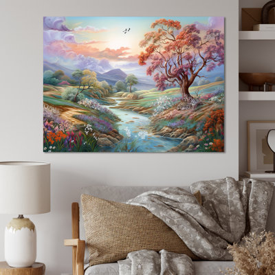" Countryside Charm Provence Landscape "