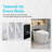 Tankless Smart Toilet with Auto Flush, Foot Sensor, Heated Seat, Warm Wash & Dry, LED Display, Power Outage Backup