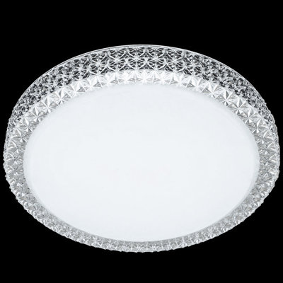 Acrylic 1 - Light Flush Mount