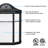 Ivesdale LED 3CCT Dusk to Dawn Outdoor Wall Light-1960945268