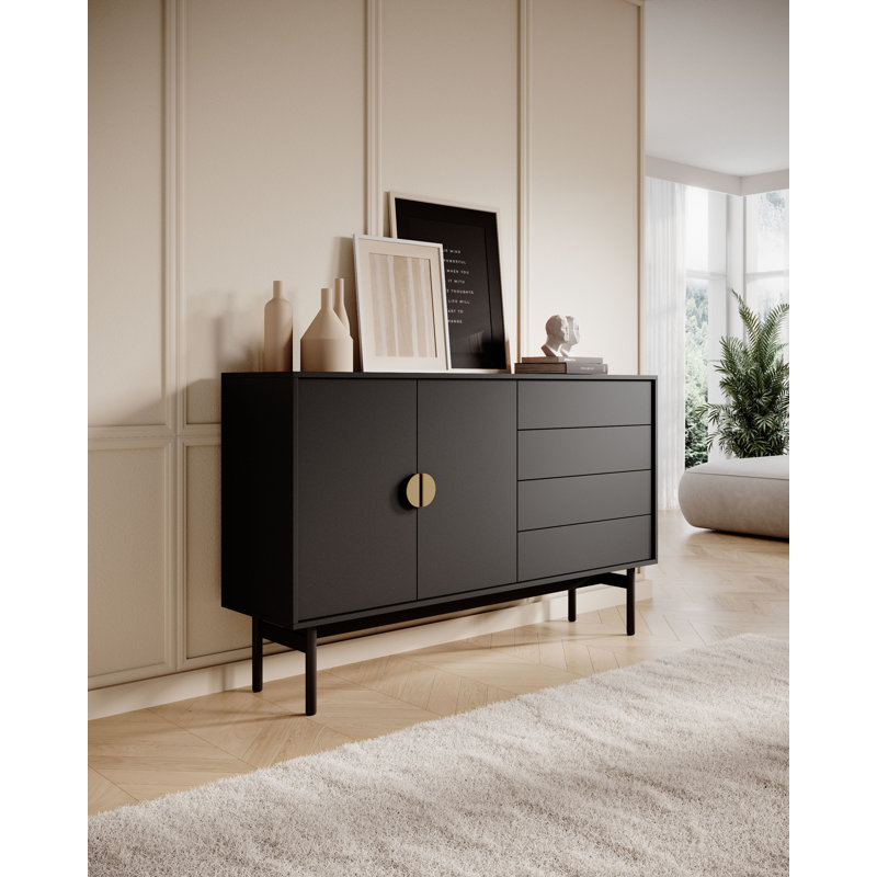 Antinisha 154cm Sideboard, Black