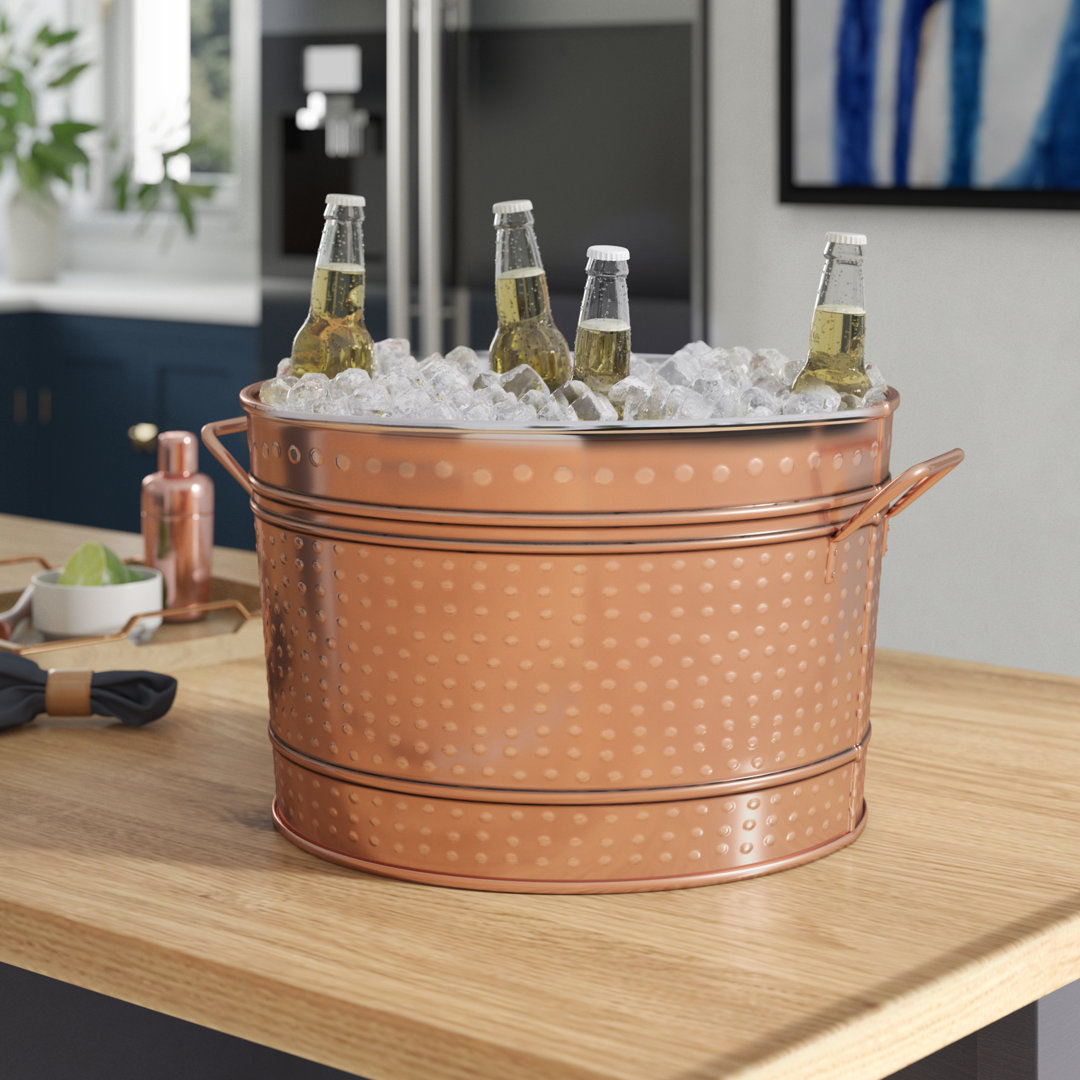 Moana Metal Beverage Tub Charlton Home®