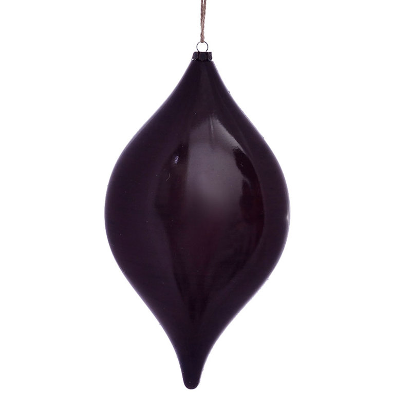 Ornement de Noël en grain de bois 11,5 po, Bourgogne