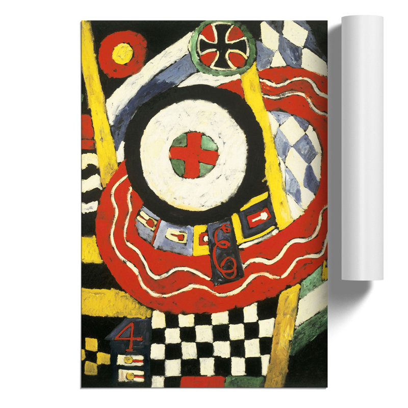 The Iron Cross by Marsden Hartley - Frameless Print, 30cm H x 21cm W x 0.1cm D