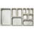 Winco HalfSize Rectangle Stainless Steel Food Storage Container