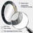 Dream Fragments Of Wood Stone Petal II - Gold Modern Oval Wall Mirror-479882314