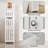 Benton Toilet Paper Holder Stand, Slim Bathroom Storage Cabinet, Narrow Toilet Paper Cabinet For Small Space