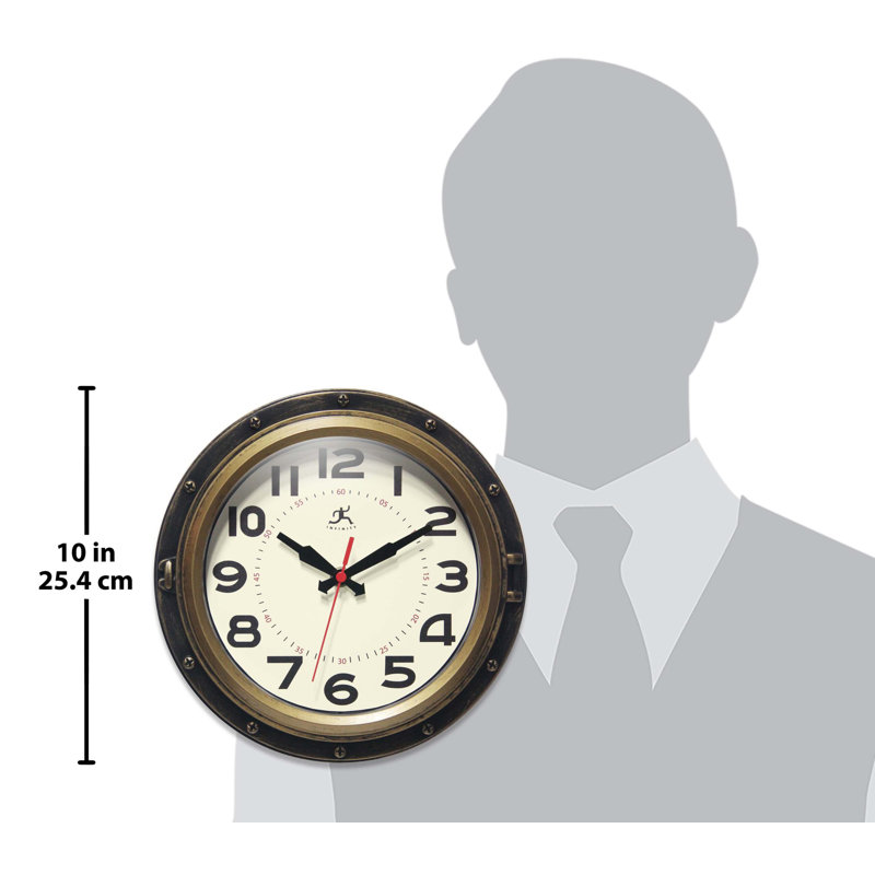 Horloge murale 10 po Modern Modern