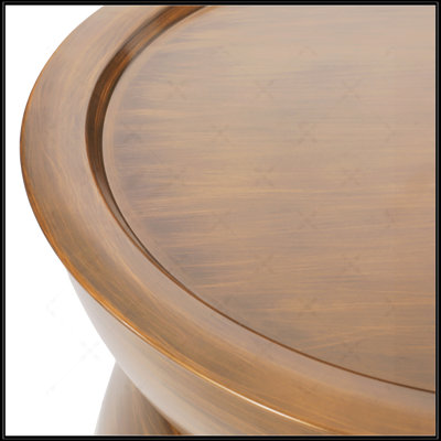 Metal Hammered Coffee Table