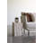Onyx Polished Stool in Natural/Ivory/Black